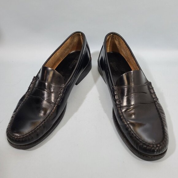 Bass Walton Black Penny Loafers Men\'s Leather Dress Shoes 11M 2005 main image 4
